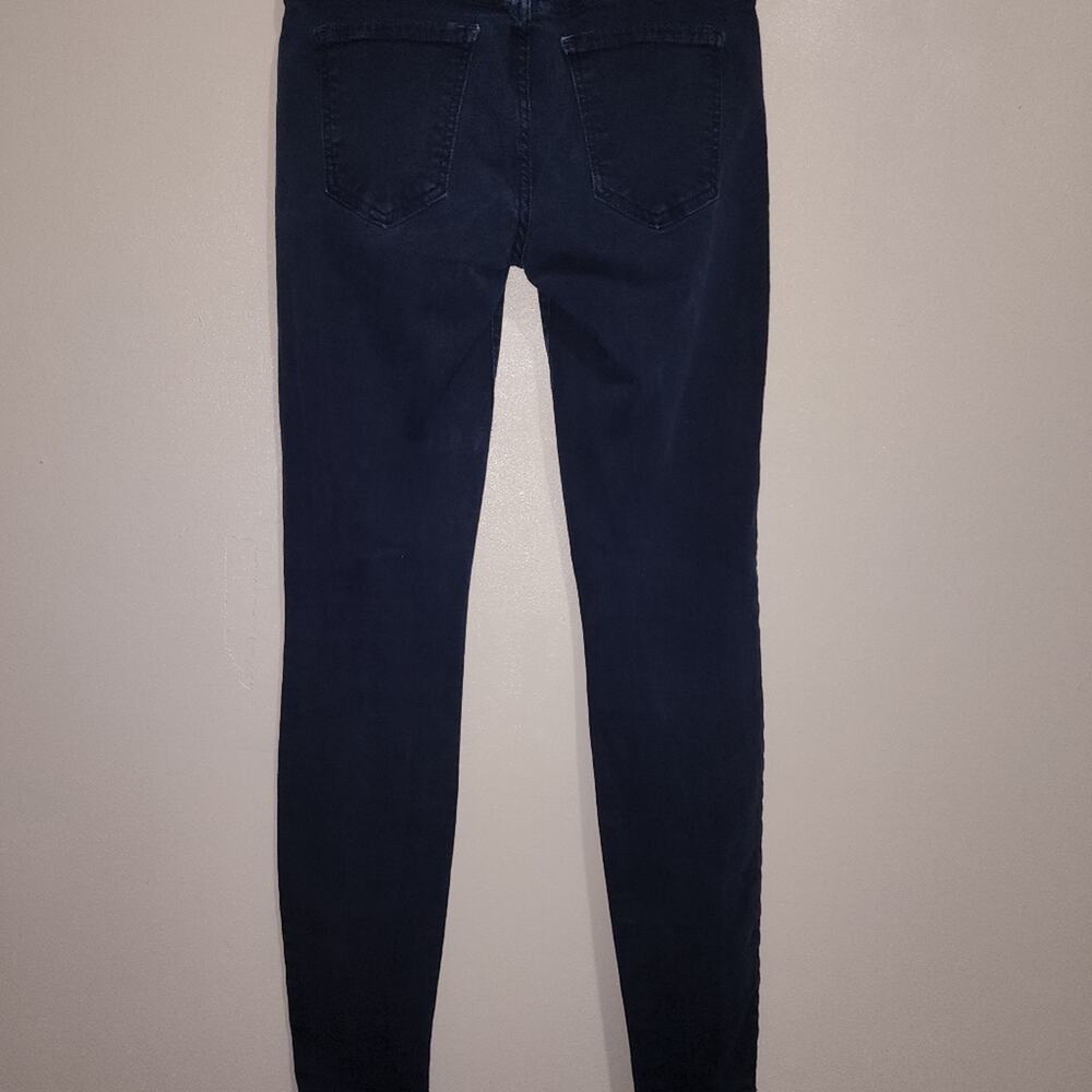 Current/Elliot The Ankle Skinny Jeans Size 26 Low Rise Dark Rise - Picture 2 of 6